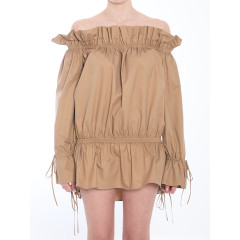 [Saint Laurent] Long sleeve dress SS25 820966_Y3K75_2560