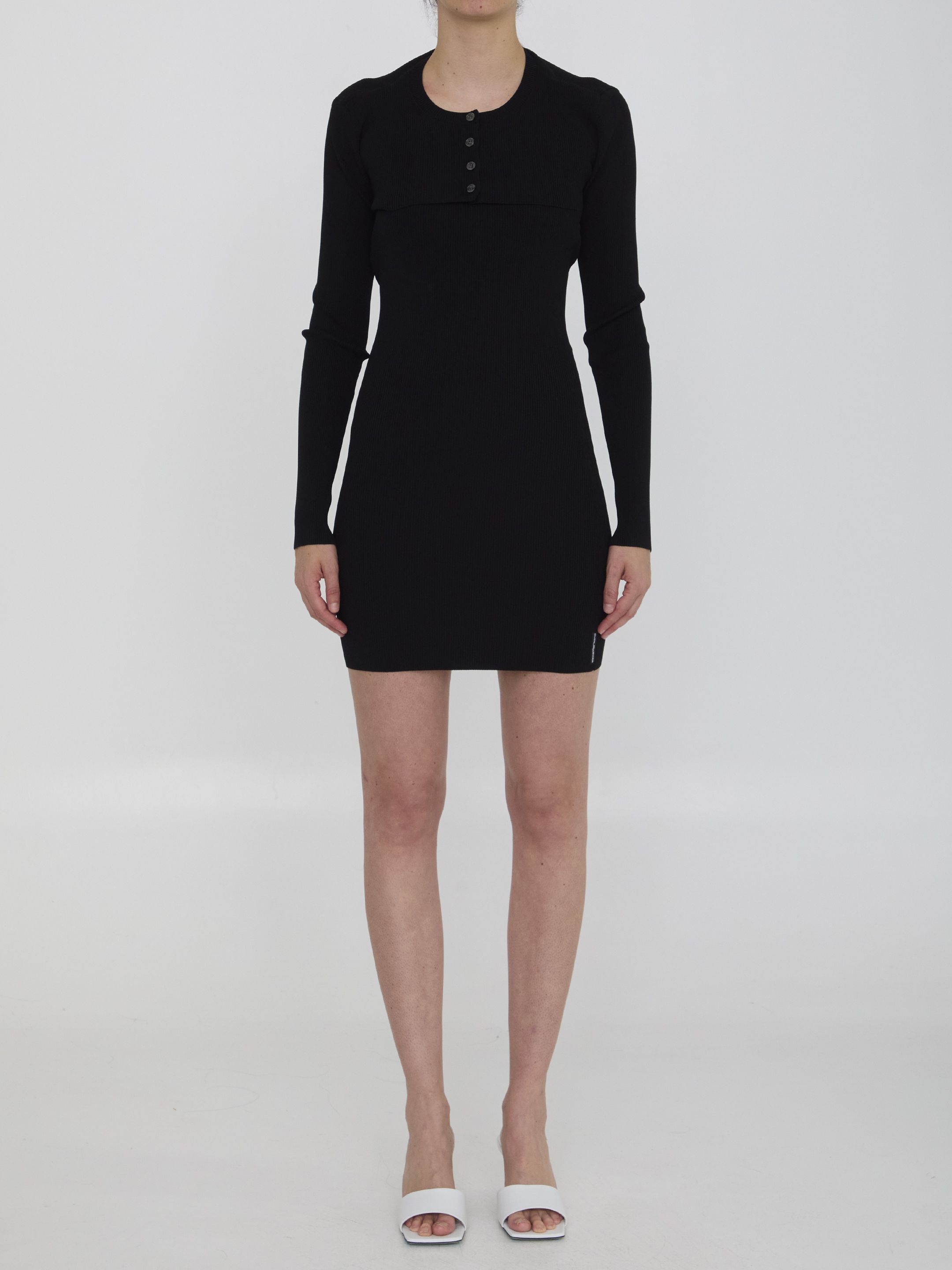 [ALEXANDER WANG] Long sleeve dress FW24 1KC3246059__001