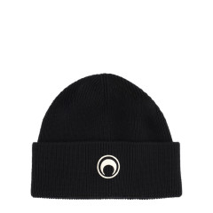 [MARINE SERRE] Beanie FW25 UHG012A_CKNI0033BK99