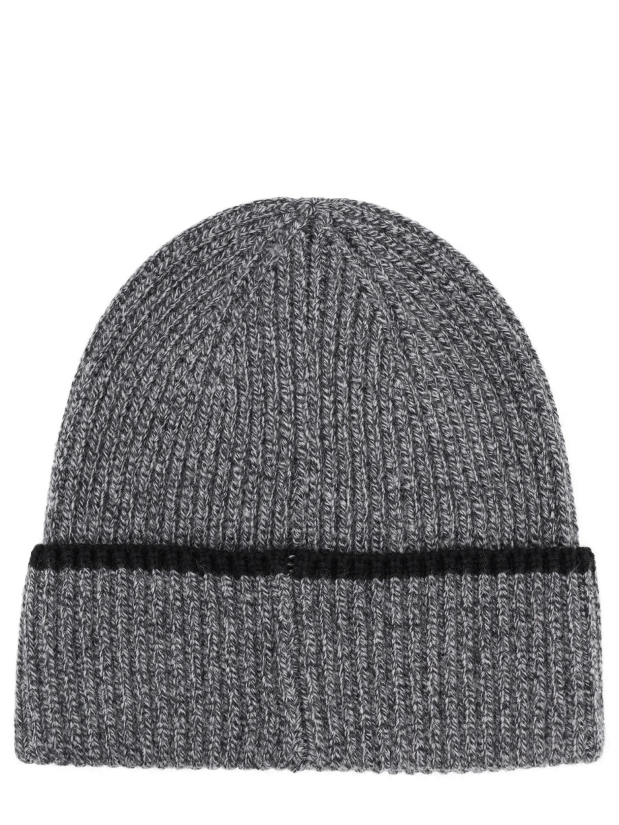 [DROLE DE MONSIEUR] Beanie FW25 BN104_WO007HEATHERGREY