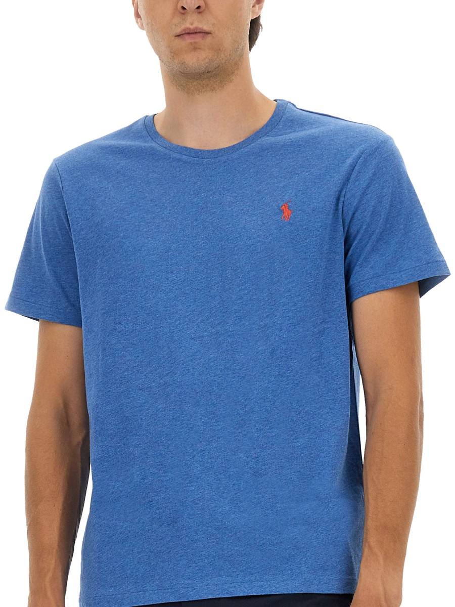 [Polo Ralph Lauren] T-shirts Short Sleeve FW25 710671438_451FRESHSURFHEATHER/C3838