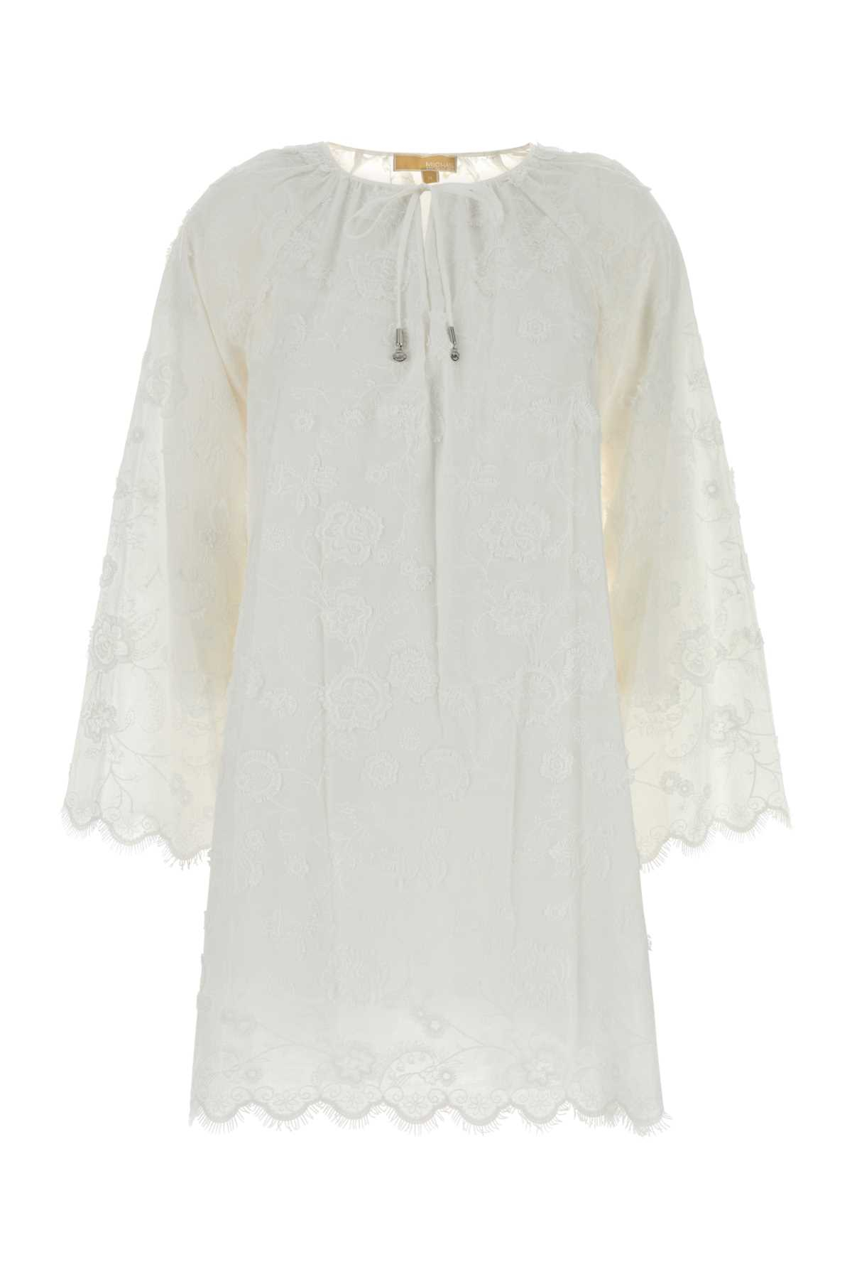 [MICHAEL BY MICHAEL KORS] Long sleeve dress SS26 MS680R0KPX WHITE