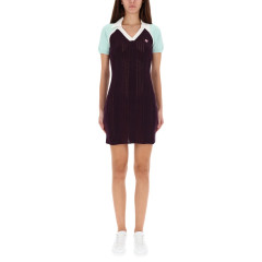 [Casablanca] Short sleeve dress FW25 W-AW25-KW-1078_01AUBERGINE