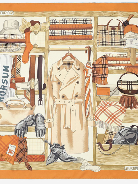 [Burberry] Scarf SS26 8125643PUMPKINORANGE