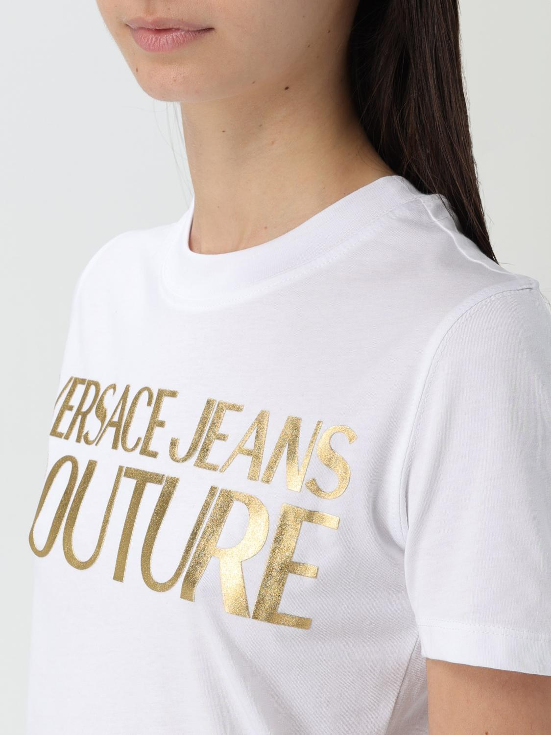 [VERSACE JEANS COUTURE] T-shirts Short Sleeve FW24 77HAHT01CJ00T G03