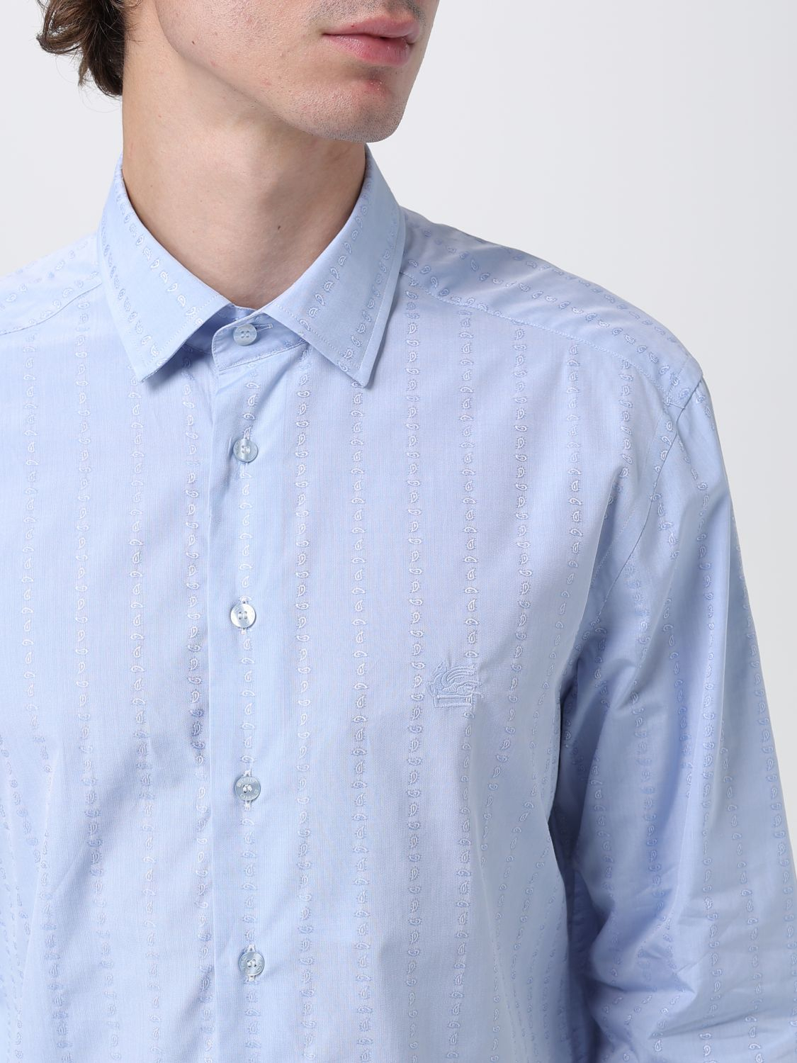 [Etro] Shirts Long Sleeve FW25 MRIB000299TR579 B0665