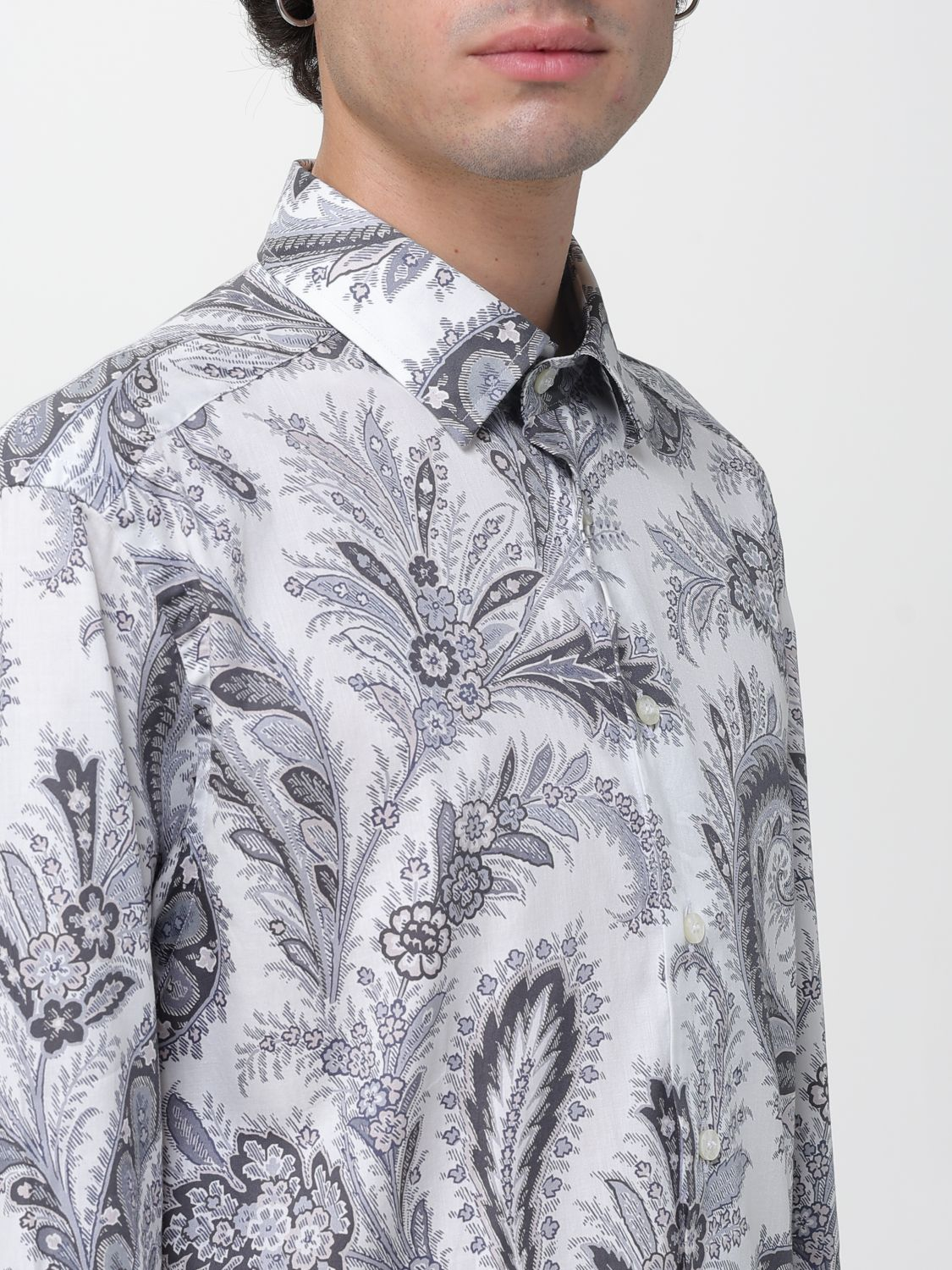[Etro] Shirts Long Sleeve FW25 MRIB000199SA5L1 X0803