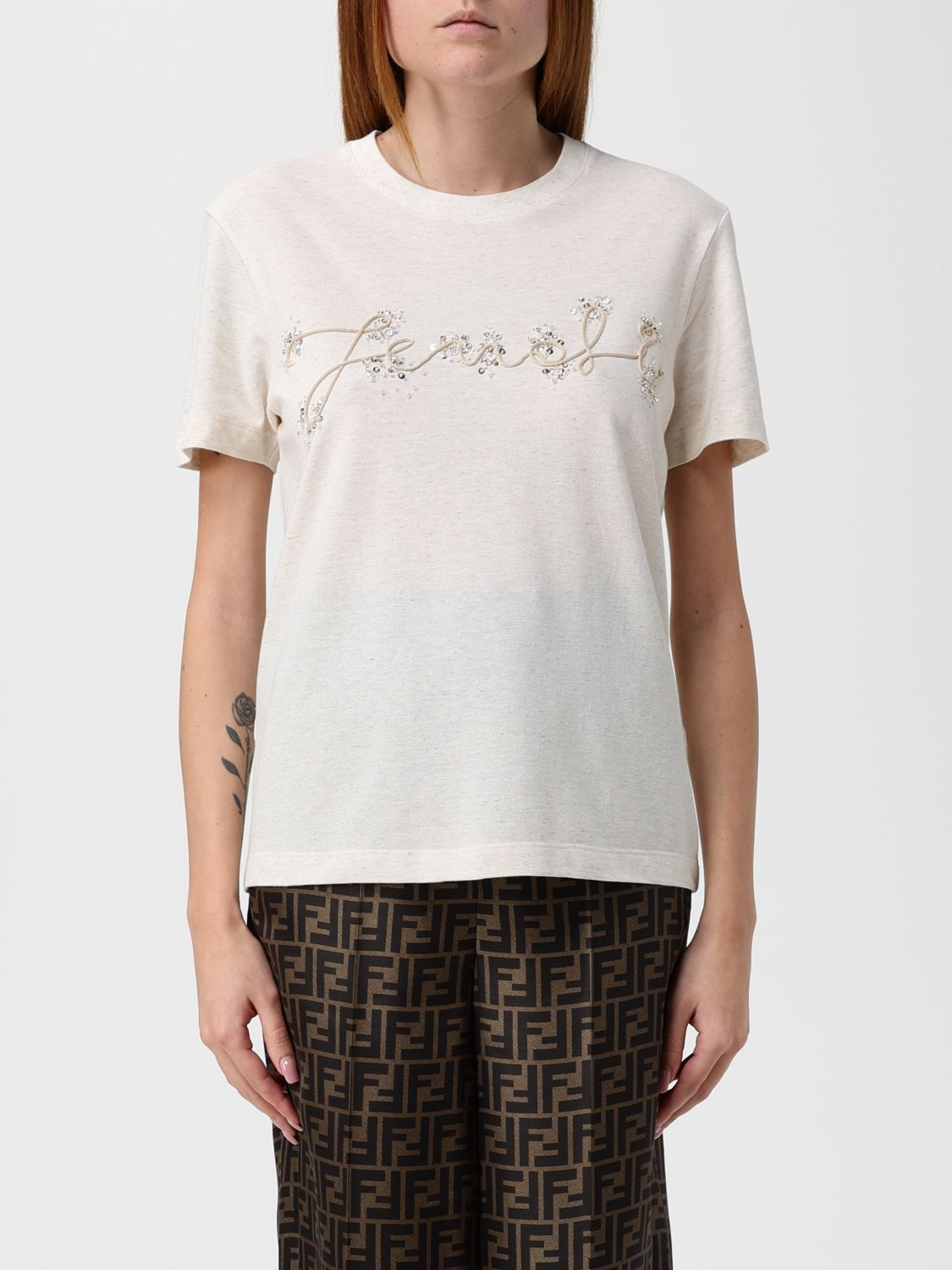 [Fendi] T-shirts Short Sleeve FW25 FS7254ASMH F1SAZ