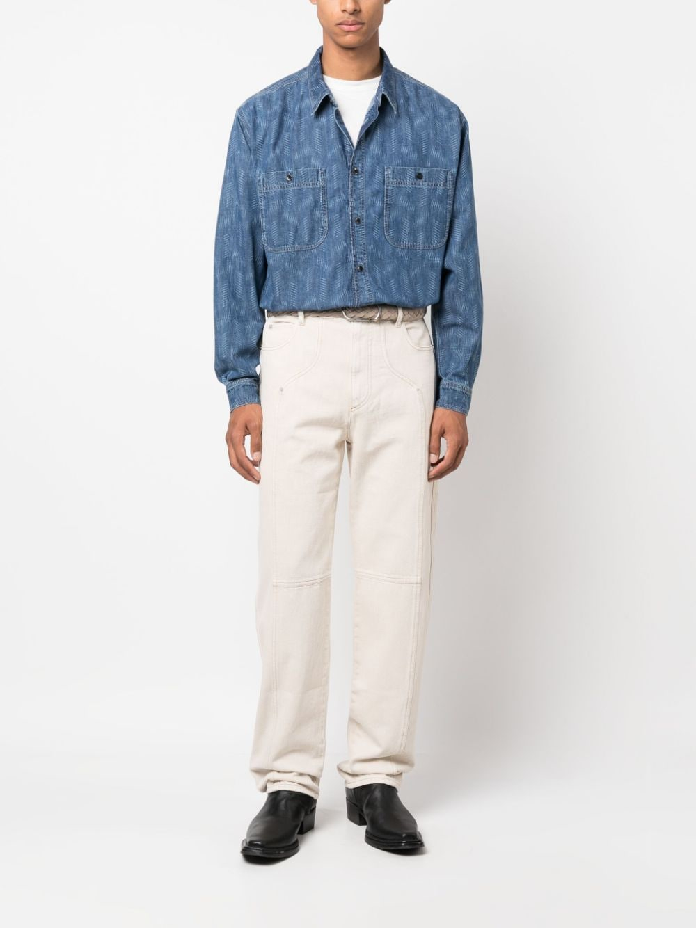 [MARANT] Trousers FW23 PA0176HAA3H01H