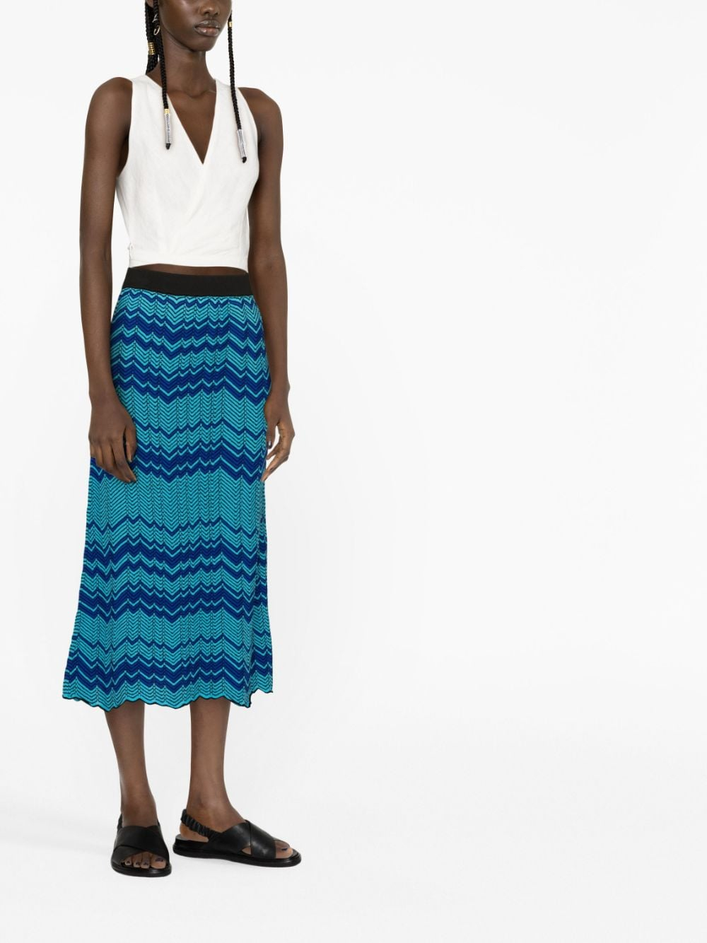 [Wales Bonner] Long skirt SS23 WS23KN44KN10750