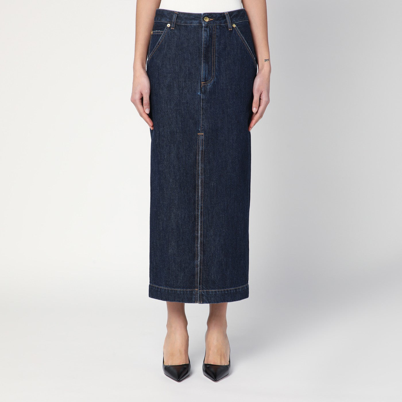 [DARKPARK] Midi skirt SS25 WSK02DBL030055