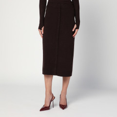 [VICTORIA BECKHAM] Midi skirt FW25 1325KSK006604AWO