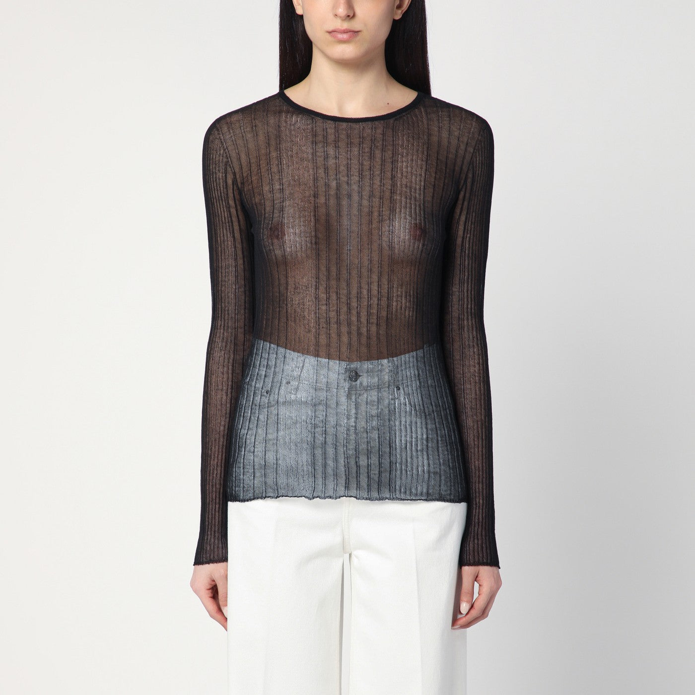 [ROBERTO COLLINA] T-shirts Long Sleeve SS25 B05001B05