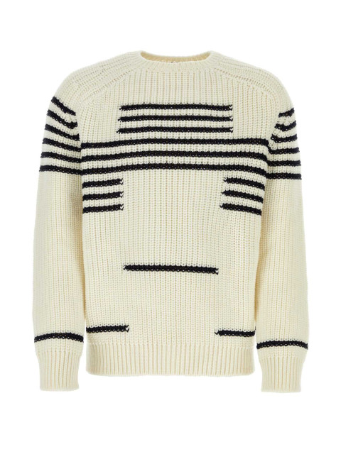 [Loewe] Knitwear SS24 H526Y14KGI OFFWHITENAVY