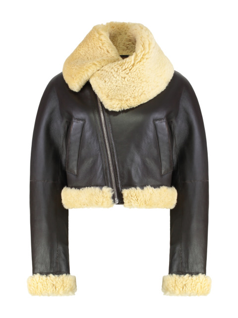 [JACQUEMUS] Leather Jacket FW25 25HOUW00119AC16L05_880