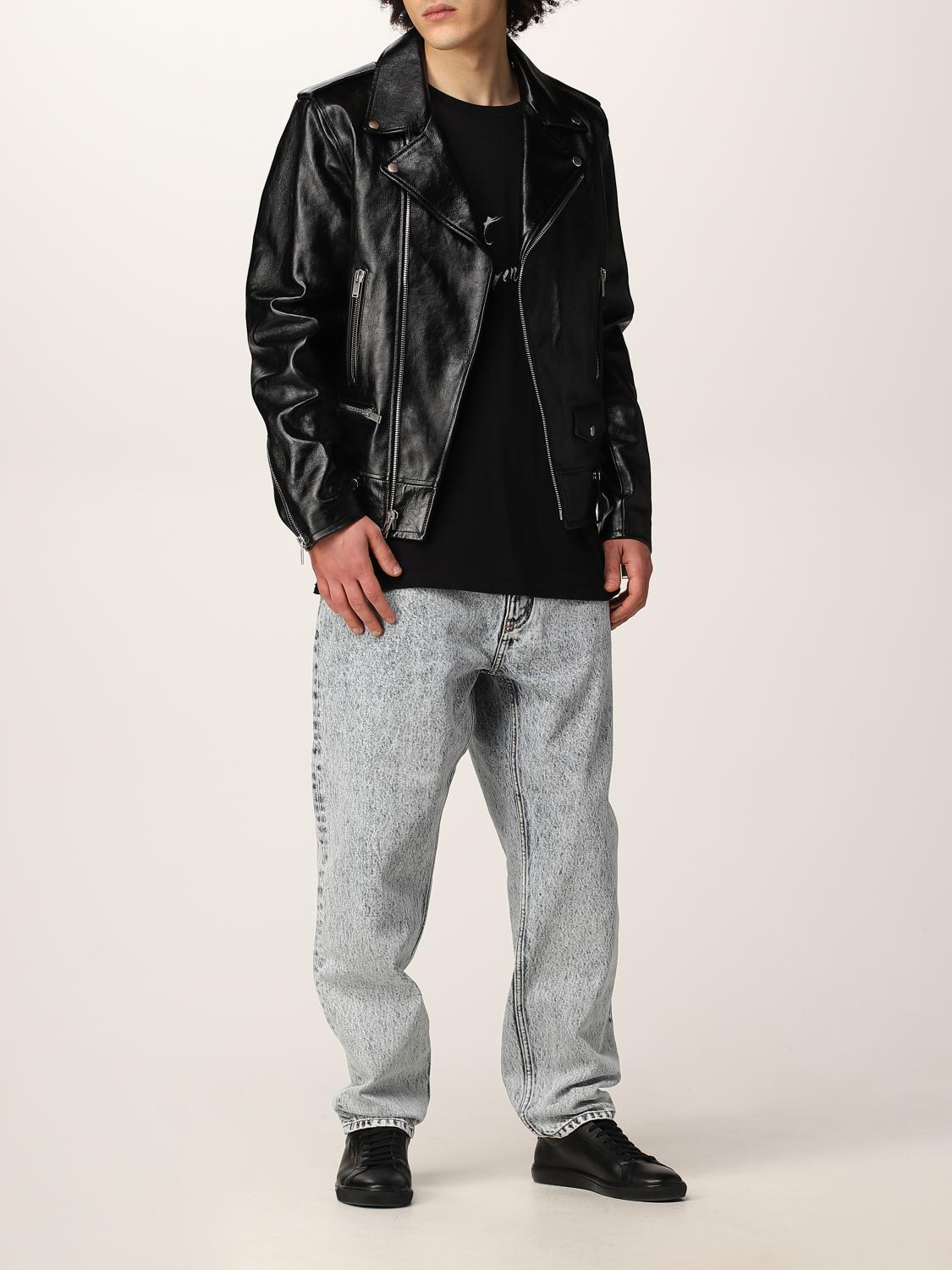 [Saint Laurent] Leather Jacket FW25 484284YC2NI 1000