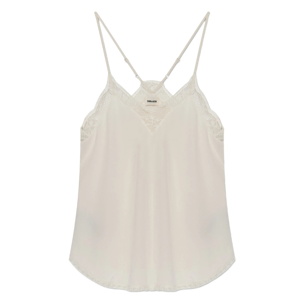 [Zadig & Voltaire] Tank top SS26 WWCR01313  ECRU
