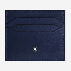 [Montblanc] Wallet SS26 221664BLACK/INK BLUE