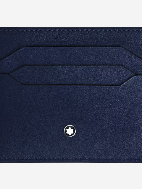 [Montblanc] Wallet SS26 221664BLACK/INK BLUE