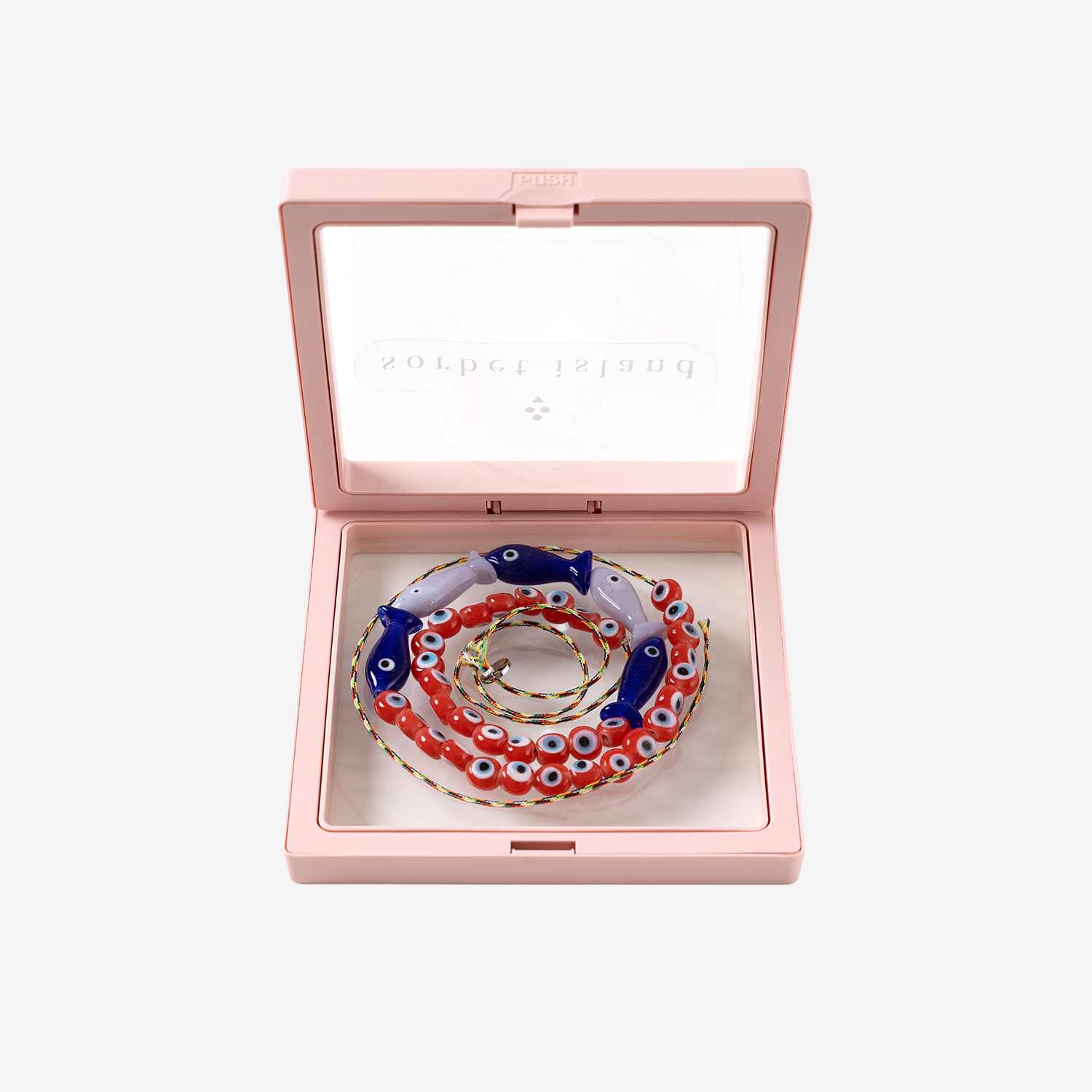 [SORBET ISLAND] Bracelet SS26 FISHGLASSBEADDARKBLUEPURPLE