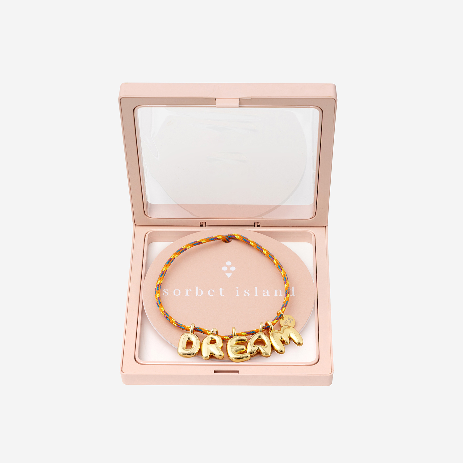 [SORBET ISLAND] Bracelet SS26 BUBBLELETTERSGOLDPLATEDDREAM