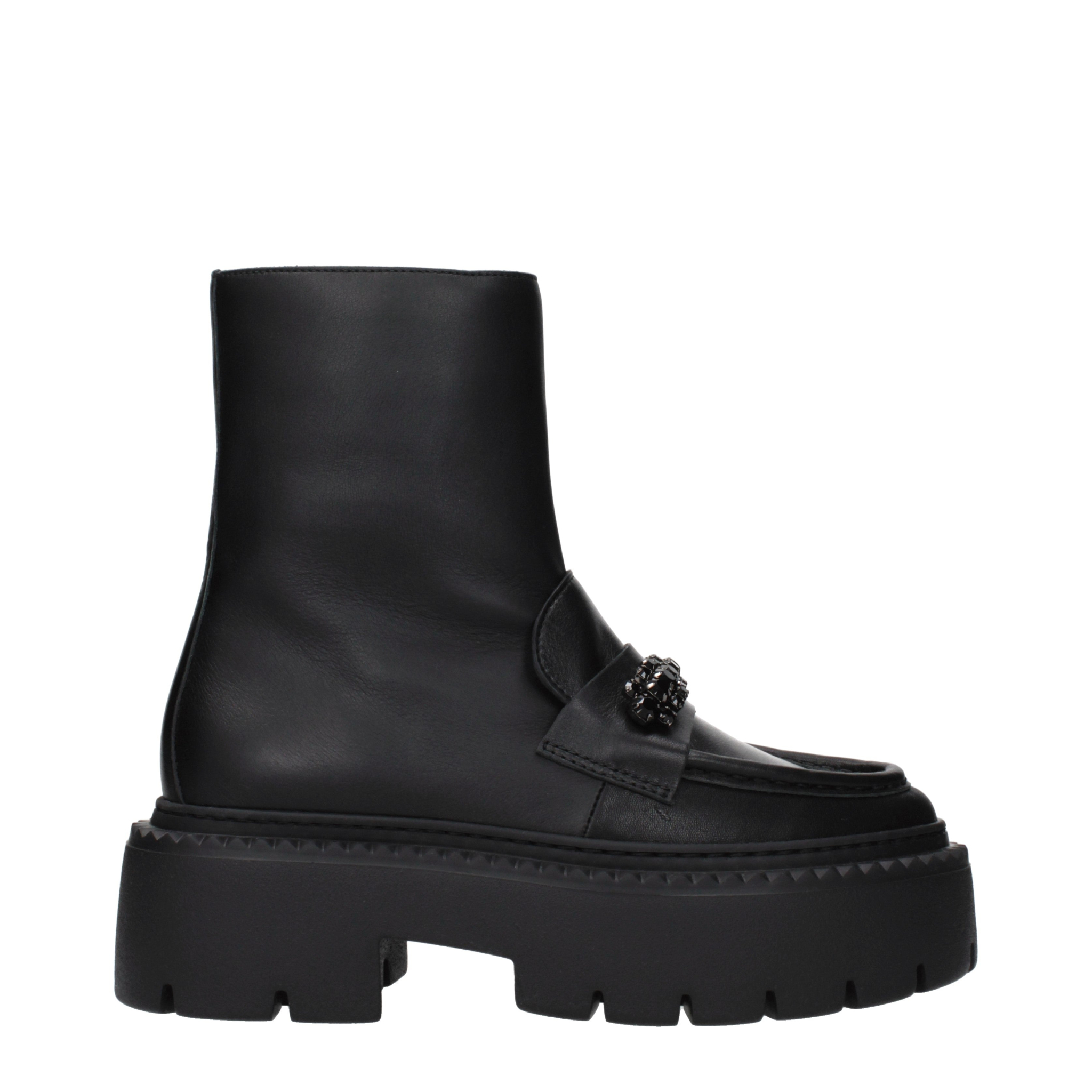 [Jimmy Choo] Ankle Boots SS25 BRYERFLATXXCBLACKJETBLACK