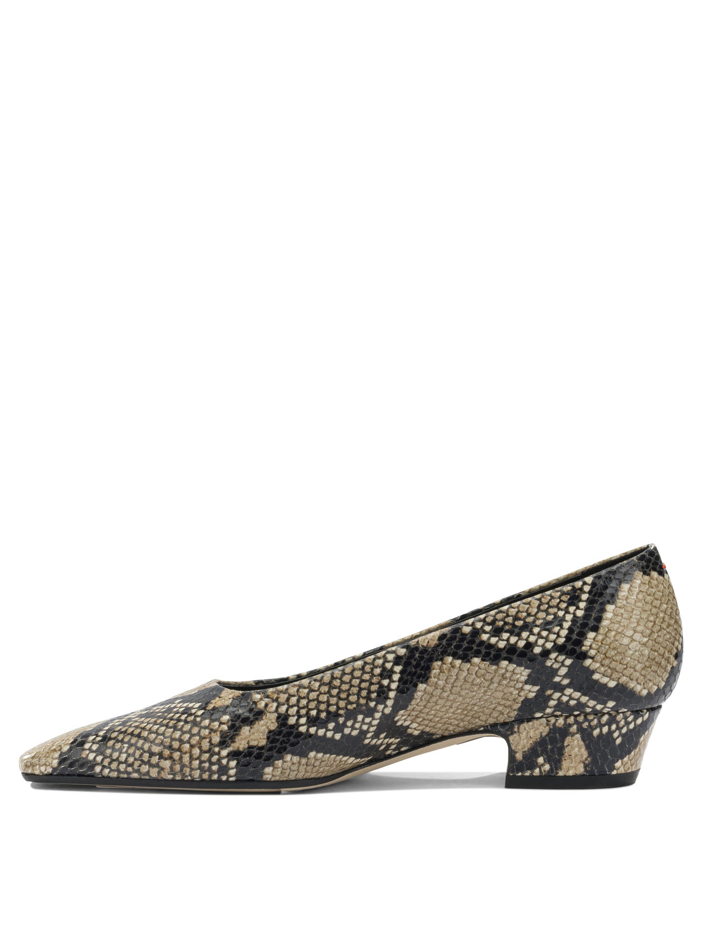 [Aeyde] Pumps SS26 RORYSNAKE PRINT CALF LEATHERHAZELNUT