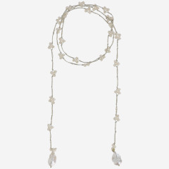 [MELA] Necklace SS26 VCREAMWHITEROSEGRIGIO