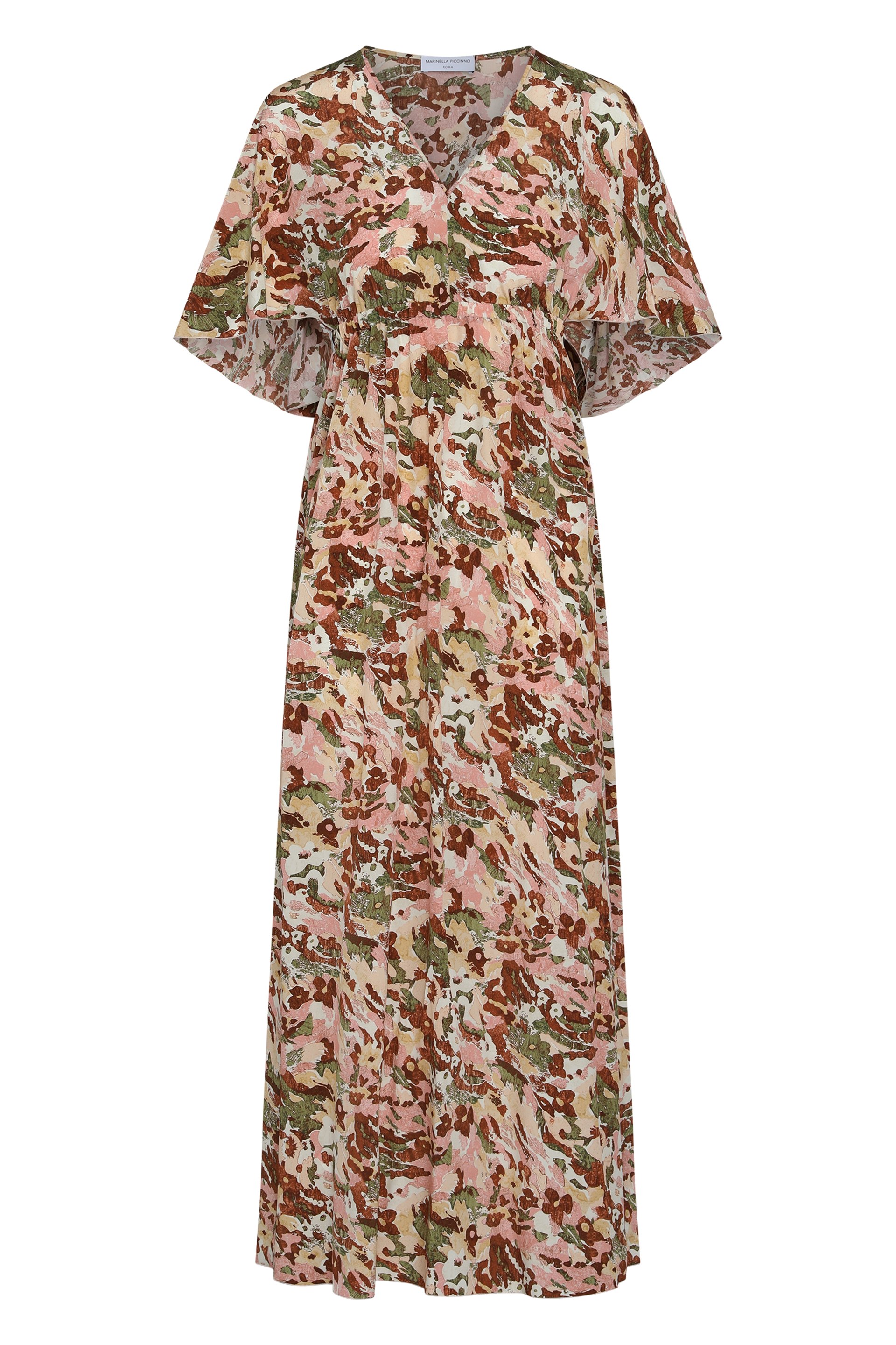 [Marinella Piccinno] Short sleeve dress SS23 LUCIA_TERRA