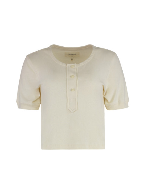 [The Great] T-shirts Short Sleeve FW23 T1163811_NATUR