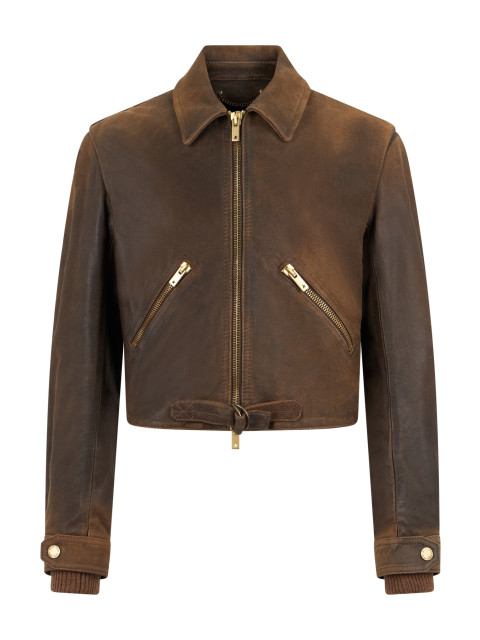 [Golden Goose] Leather Jacket FW25 GWP02376P002165_90108