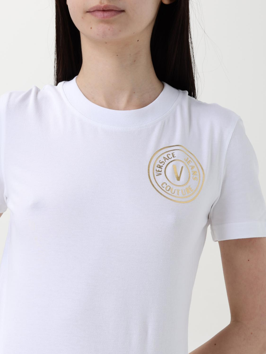 [VERSACE JEANS COUTURE] T-shirts Short Sleeve SS25 78HAHT00CJ03T G03