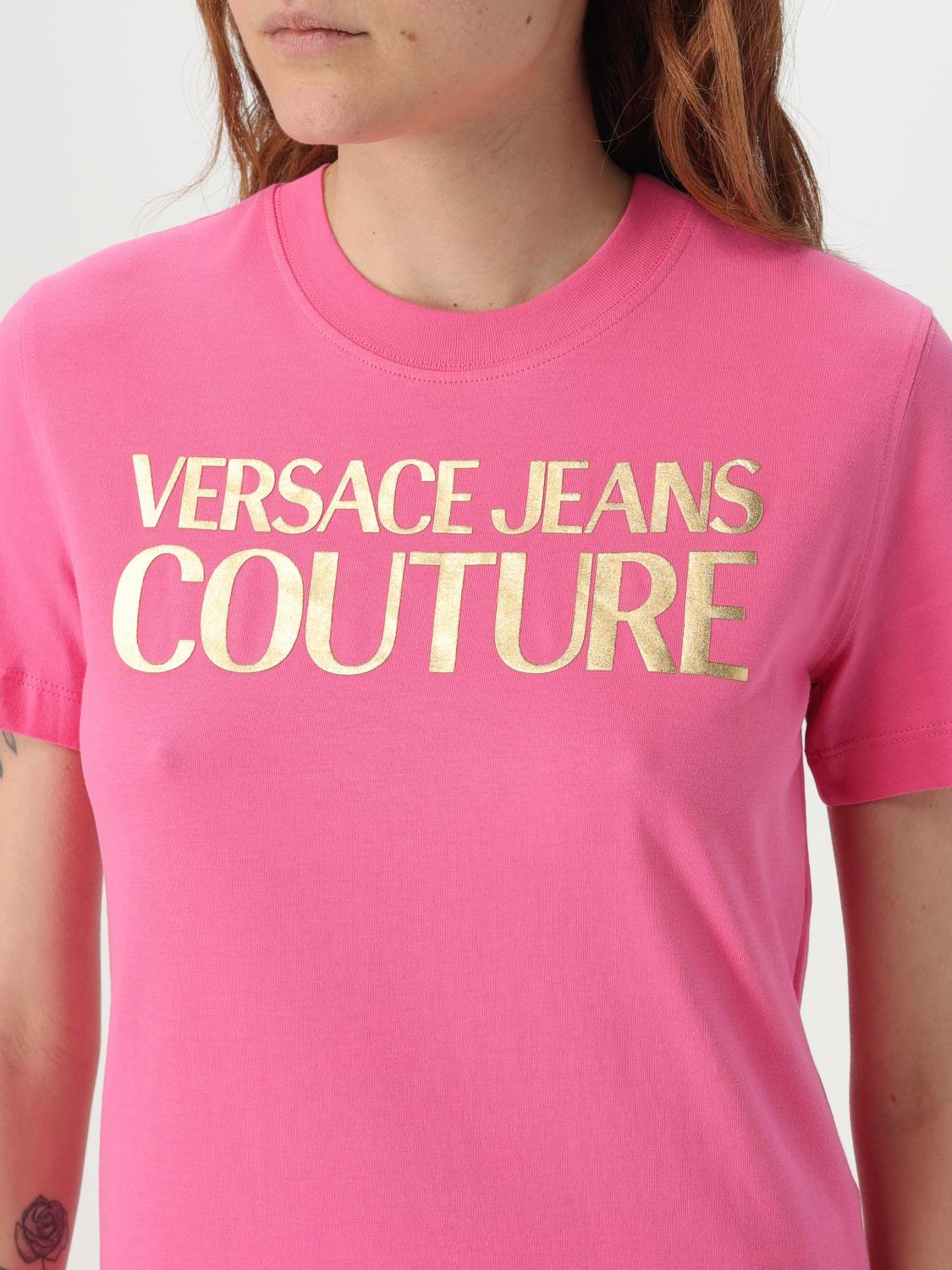 [VERSACE JEANS COUTURE] T-shirts Short Sleeve SS25 78HAHE05CJ00E 494