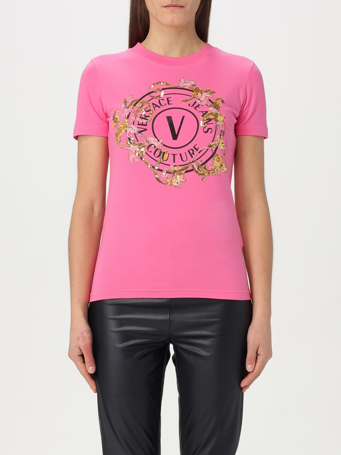 [VERSACE JEANS COUTURE] T-shirts Short Sleeve SS25 78HAHC01CJ02C 494