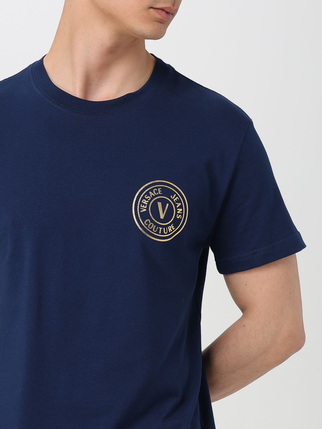 [VERSACE JEANS COUTURE] T-shirts Short Sleeve SS25 78GAHT00CJ00T G83