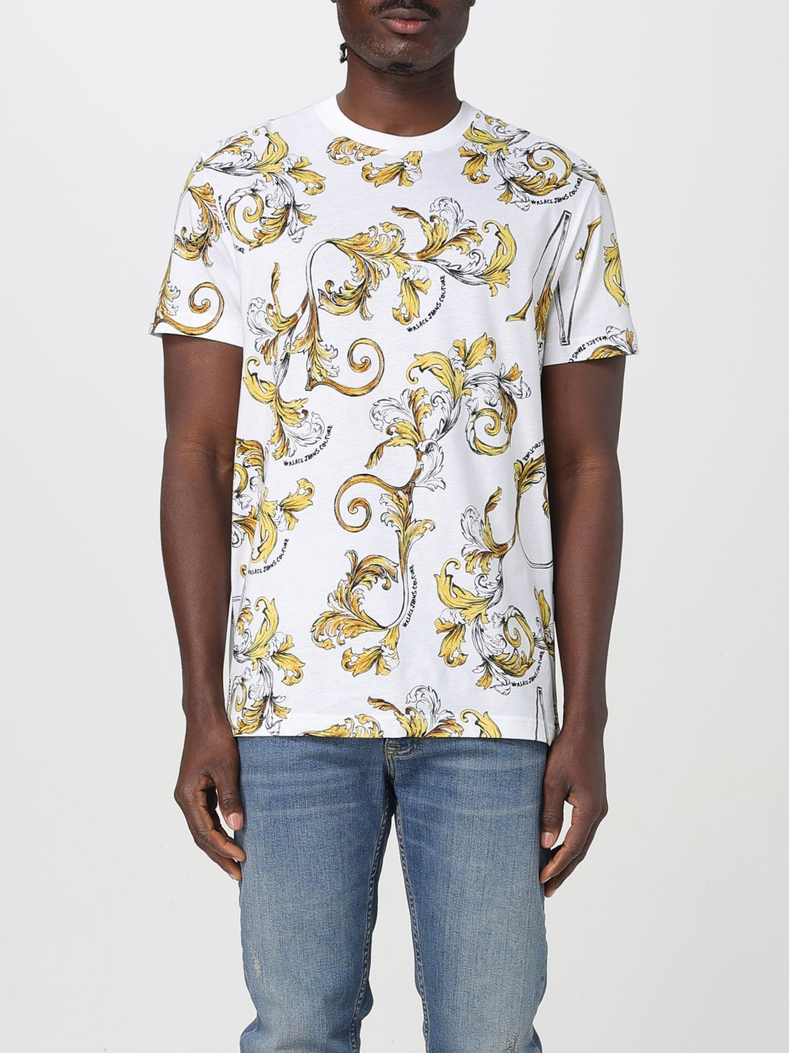 [VERSACE JEANS COUTURE] T-shirts Short Sleeve SS25 78GAH6S0JS458 G03