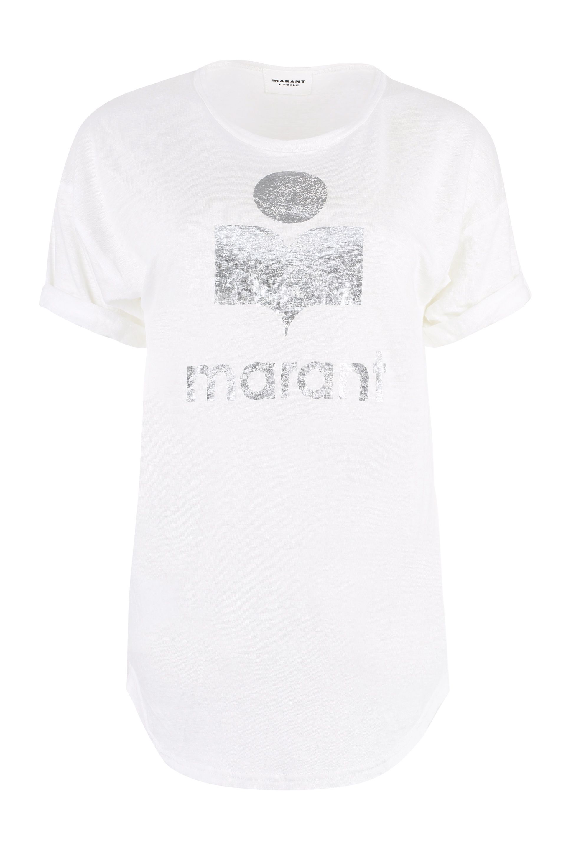 [Marant Etoile] T-shirts Short Sleeve SS23 23PTS0004FAA1N10E_20WH