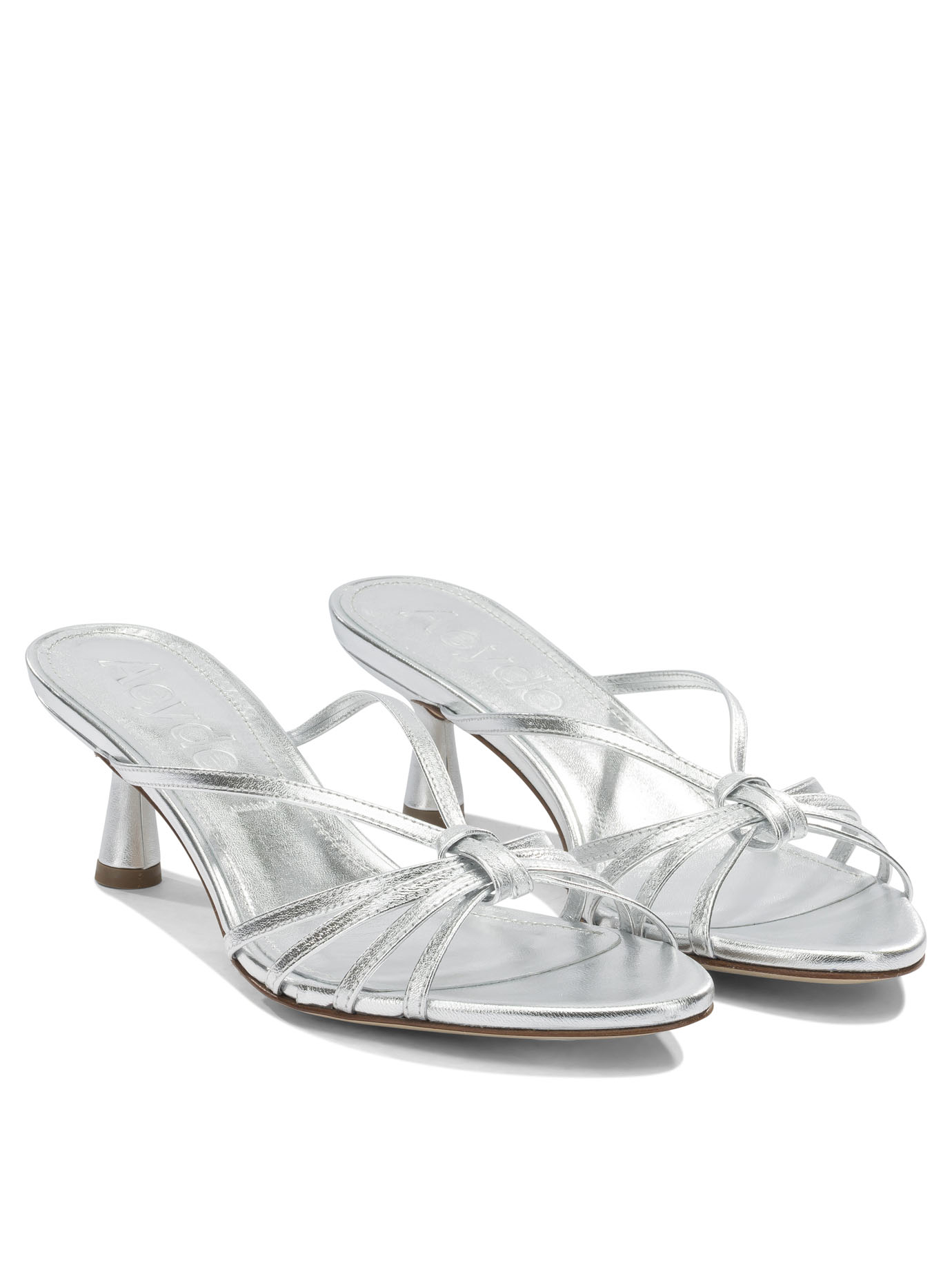 [Aeyde] Sandals SS26 ABBYLAMINATED NAPPA LEATHERSILVER
