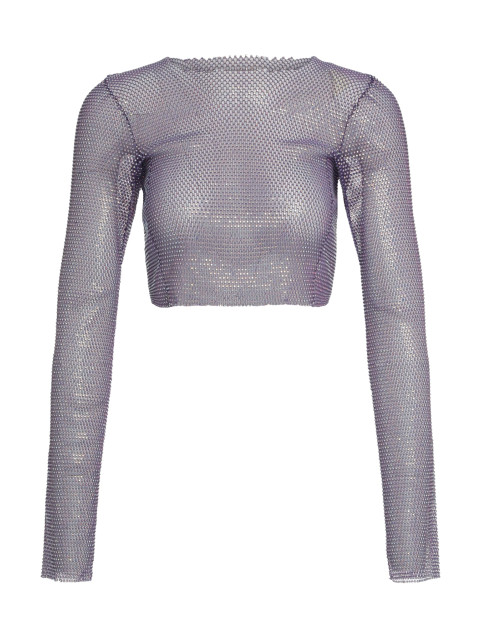 [Santa Brands] T-shirts Long Sleeve FW23 LONGSLEEVECROPTOP_PURPLE