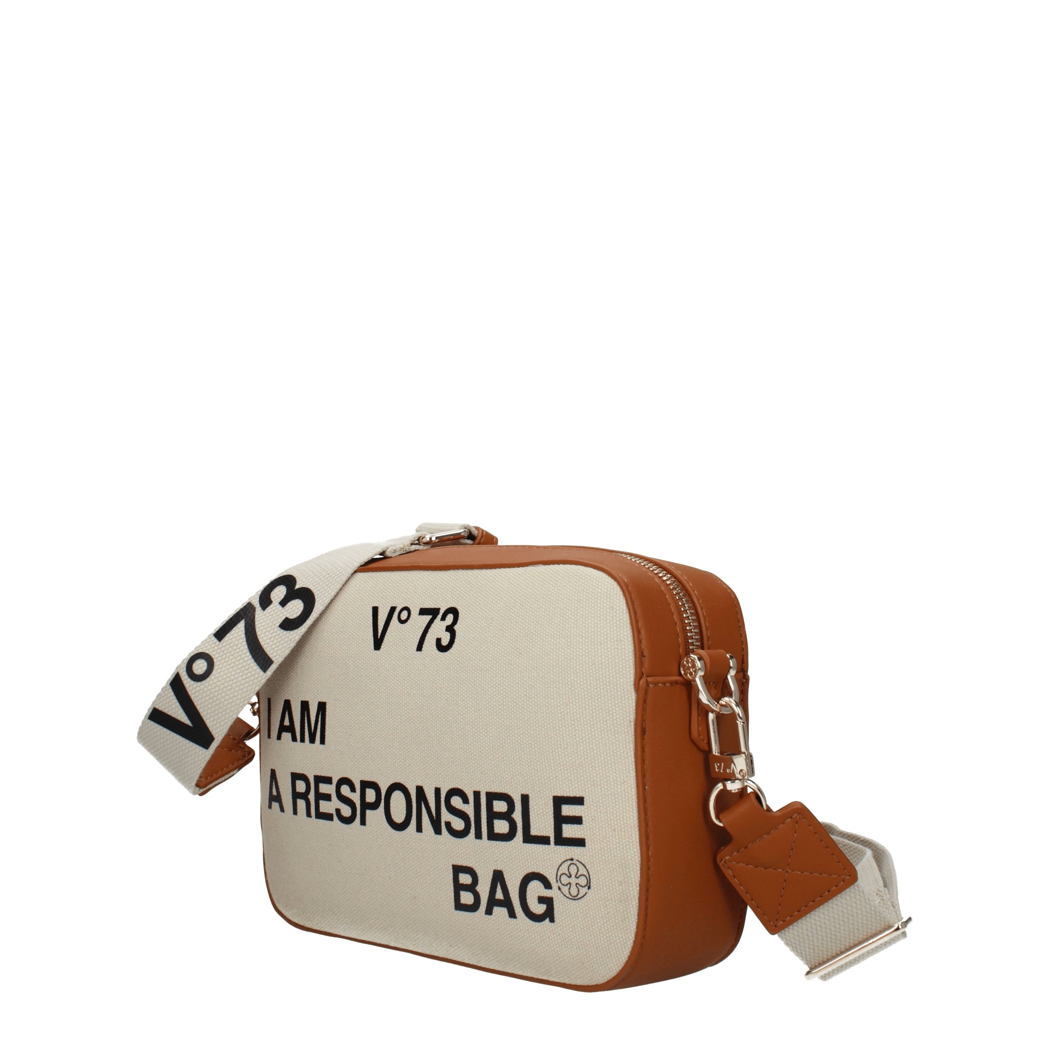 [V°73] Cross body bag SS26 73BS6AF04NATURALECUOIO