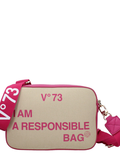 [V°73] Cross body bag SS26 73BS6AF04NATURFUXIA