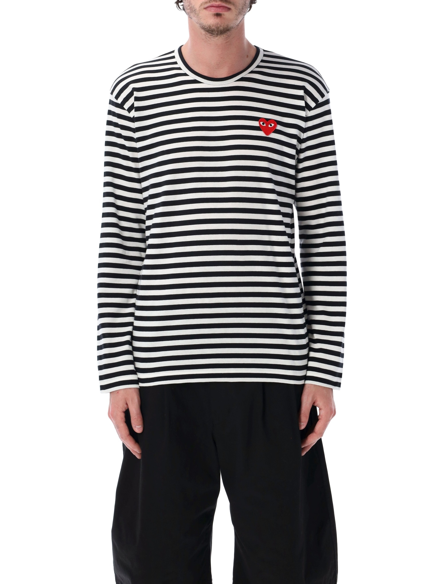 [COMME DES GARCONS PLAY] T-shirts Long Sleeve SS26 AX-T164-0511