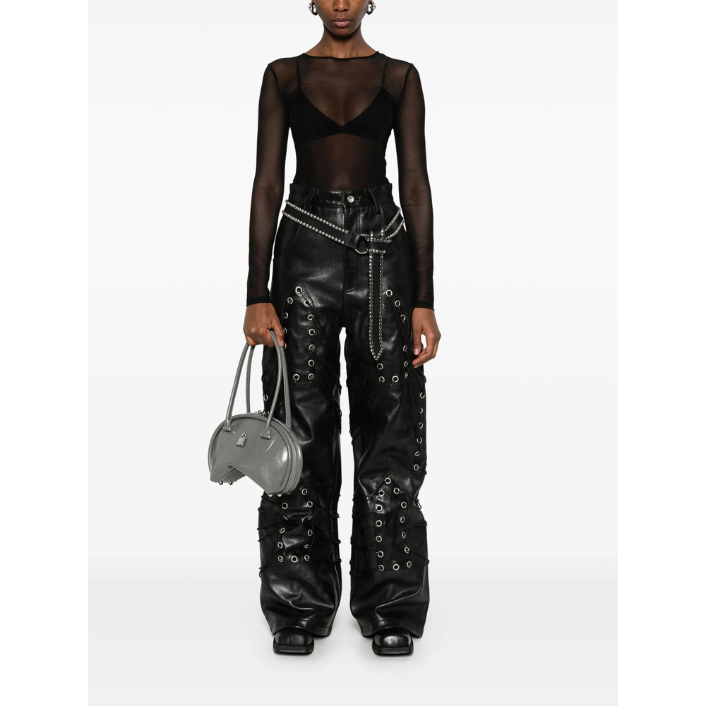 [Who Decides War] Trousers SS25 WIDE LEG GROMM  COAL