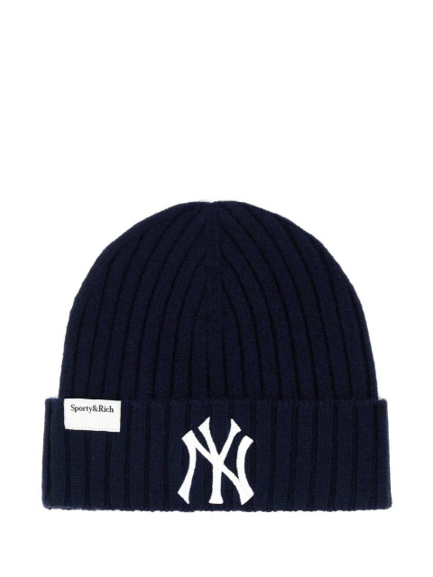 [SPORTY & RICH] Beanie FW25 AC066610675BL106 DARKNAVY