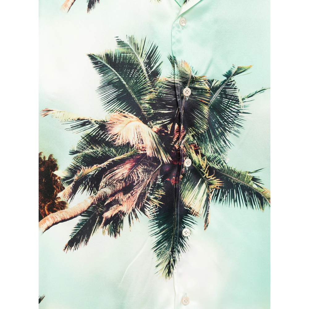 [Mazzarelli] Shirts Short Sleeve SS26 47137 SETA SS HAWAI