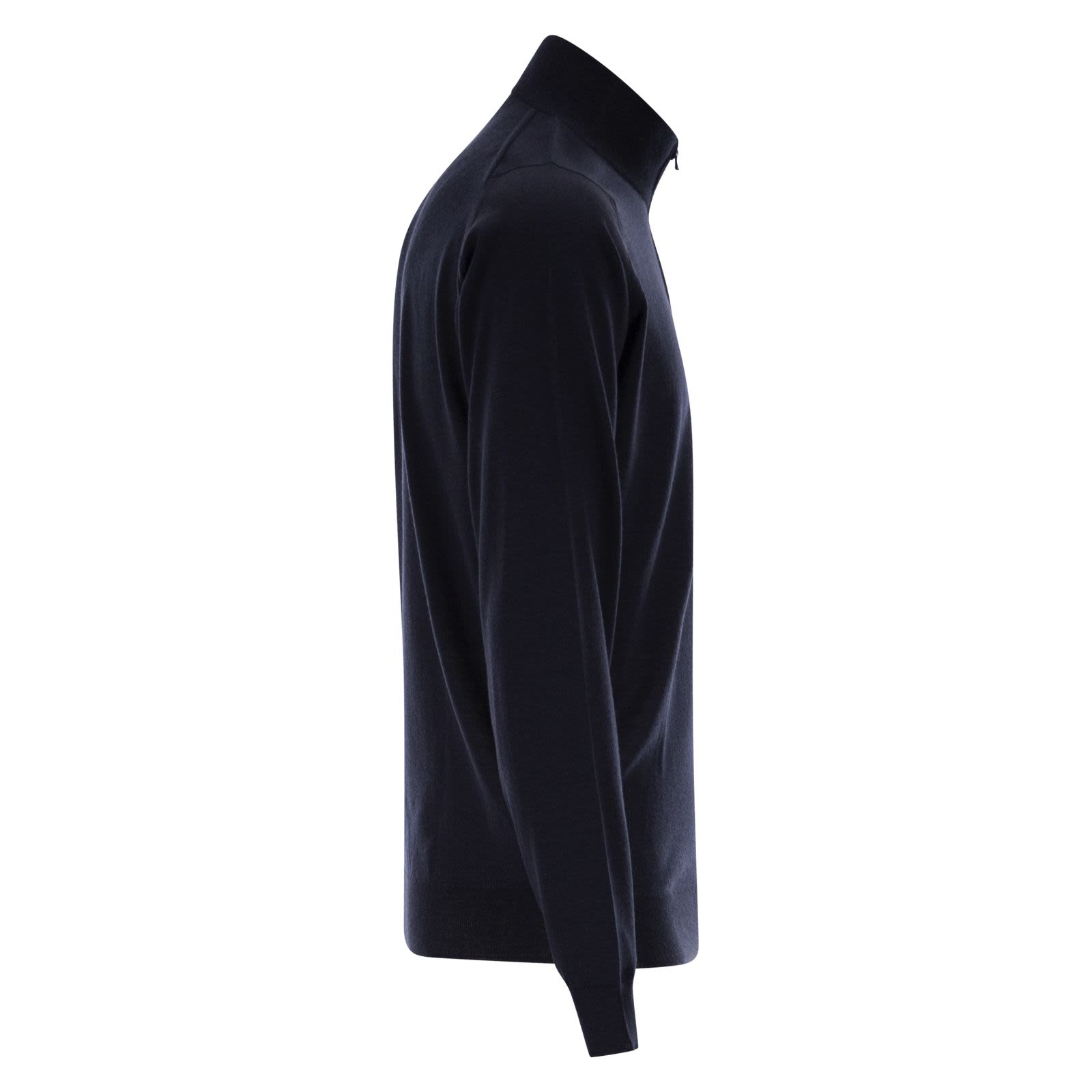 [JOHN SMEDLEY] Knitwear FW25 BARROW BLACK MIDNIGHT