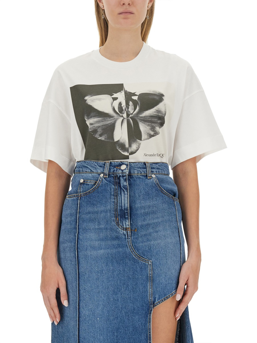 [Alexander McQueen] T-shirts Short Sleeve FW23 769754_QZAKH0900