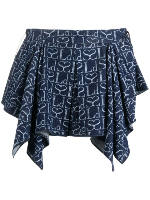 [Ludovic De Saint Sernin] Mini skirt FW23 SK003W DEN001 INDIG