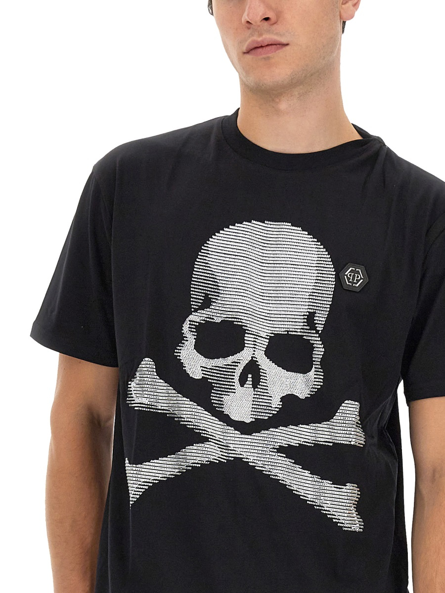 [Philipp Plein] T-shirts Short Sleeve FW23 MTK6188_PJY002N02