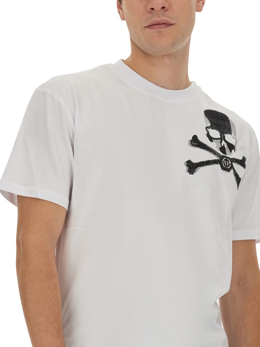 [Philipp Plein] T-shirts Short Sleeve FW23 MTK6187_PJY002N01